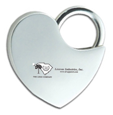 Locking Heart Keytag