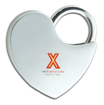 Locking Heart Keytag