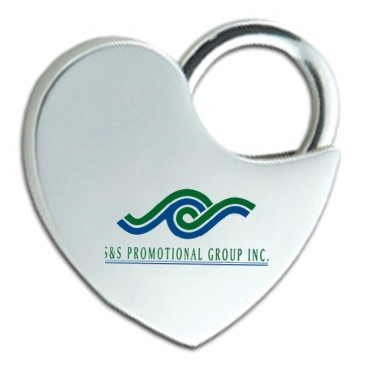 Locking Heart Keytag