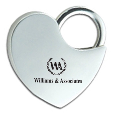 Locking Heart Keytag