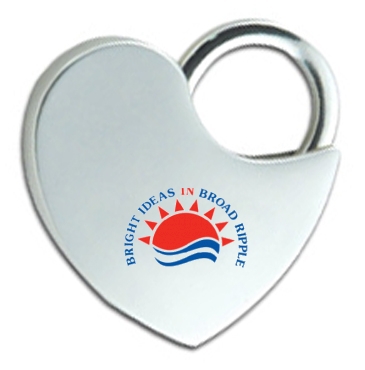 Locking Heart Keytag