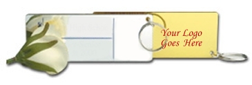 Mirror Finish Ticket Keytag