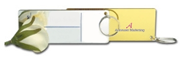 Mirror Finish Ticket Keytag