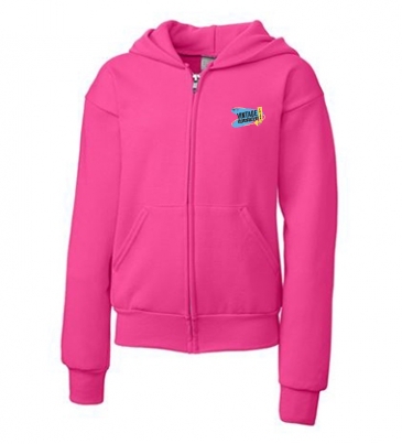 Clique Basics Youth Flc Full Zip Hoodie