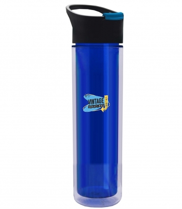 Slim Travel Tumbler 16 oz. Double Wall Insulated With Pop-Up Sip