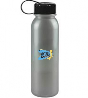 errain - 24 Oz. Metalike Bottle With Tethered Lid And Digital Imp