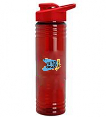 24 oz. Slim Fit UpCycle RPET Bottles With Drink-Thru Lid Digital