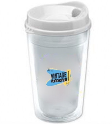 16 oz. Double-Wall Insulated Transparent Tumbler With Auto Sip Li