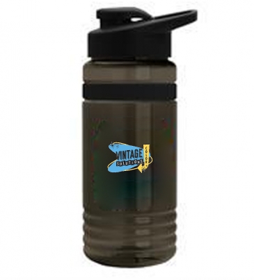 Digital 20 oz Stripe Bottle - Snap Lid