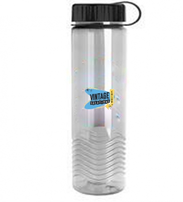 24oz Wave Bottle - Tethered Lid - Digital