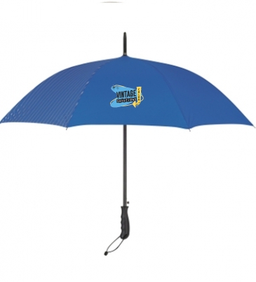 46" Arc Stripe Accent Panel Umbrella