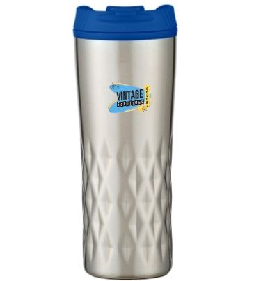 16 oz. Diamond Stainless Steel Tumbler