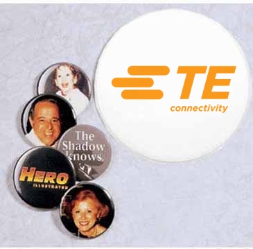 2 1/4” Metal Pinback Buttons