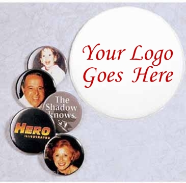 2 1/4” Metal Pinback Buttons