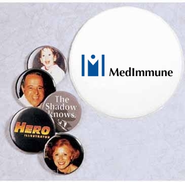 2 1/4” Metal Pinback Buttons