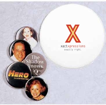 2 1/4” Metal Pinback Buttons