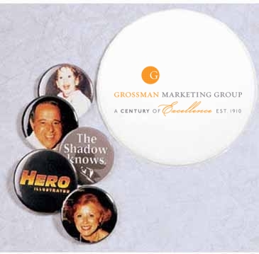 2 1/4” Metal Pinback Buttons