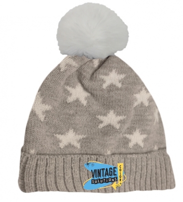 Star Pom Beanie