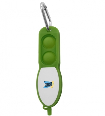 Push Pop Pen With Carabiner