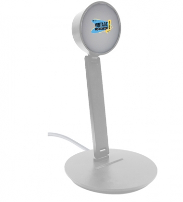 Vanity Light Wireless Charger With Headphone Stand