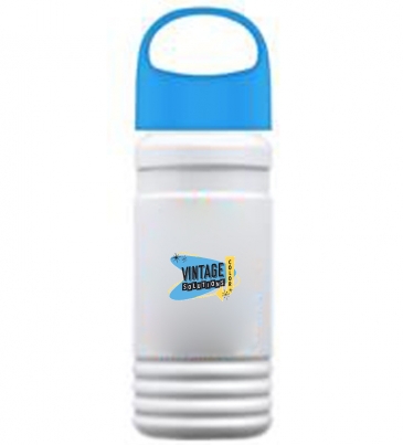 20 oz. UpCycle RPET Bottle Oval Crest Lid