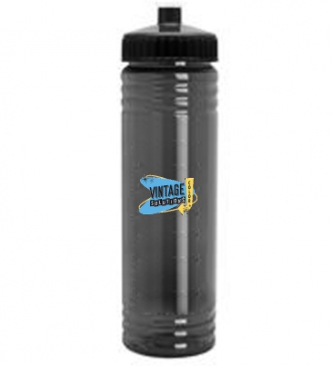 24 oz. Slim Fit UpCycle RPET Bottle With Push-Pull Lid