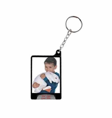 Mini Flashlight Snap-in Photo Keytag