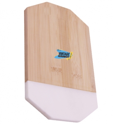 Octagonal Marble & Bamboo Cutting Board