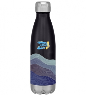 16 oz. Full Color Swiggy Stainless Steel Bottle With Custom Windo