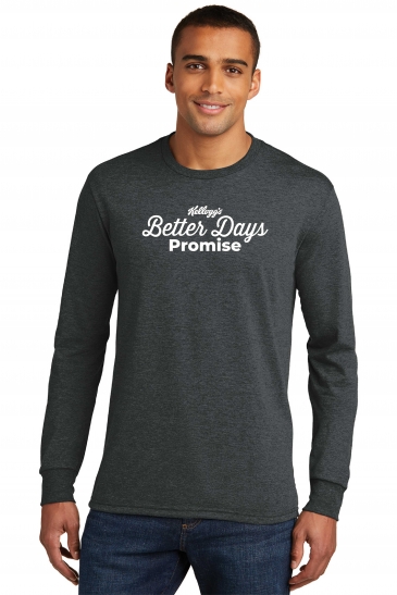 District Made® Mens Perfect Tri® Long Sleeve Crew Tee