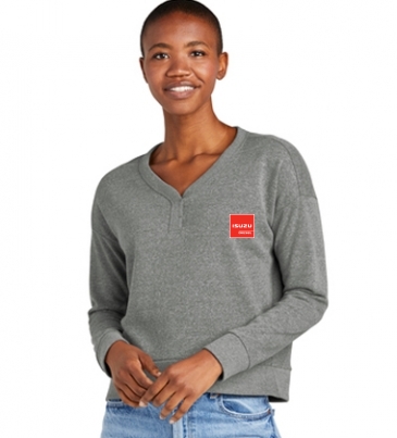 District® Women’s Perfect Tri® Fleece V-Neck Sweatshirt