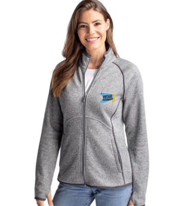 Mainsail Sweater-Knit Womens Full Zip Jacket