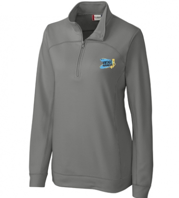 Clique Helsa Womens Half Zip Knit Pullover Sweatshirt