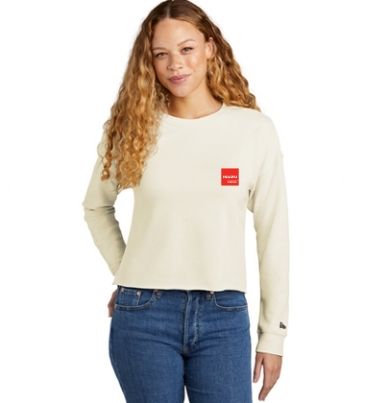 New Era® Ladies Tri-Blend Fleece Crop Crew