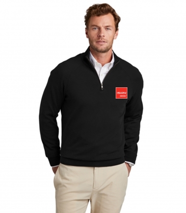 Brooks Brothers® Cotton Stretch 1/4-Zip Sweater