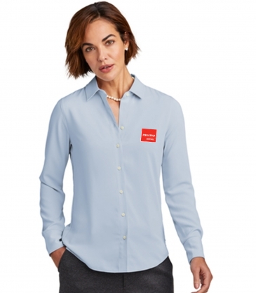 Brooks Brothers® Women’s Full-Button Satin Blouse