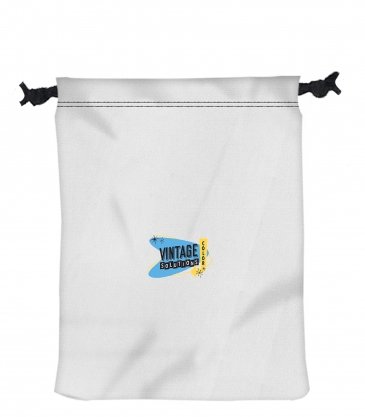 7" W X 9" H Canvas Drawstring Bag