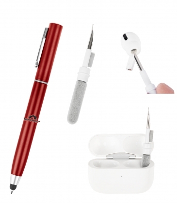 Stylus Pen With Earbud Cleaning Kit