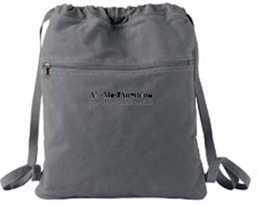 Authentic Pigment Pigment-Dyed Canvas Cinch Sack