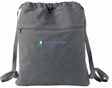 Authentic Pigment Pigment-Dyed Canvas Cinch Sack