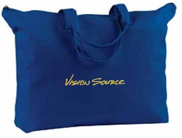 BAGedge 12 oz. Canvas Zippered Book Tote