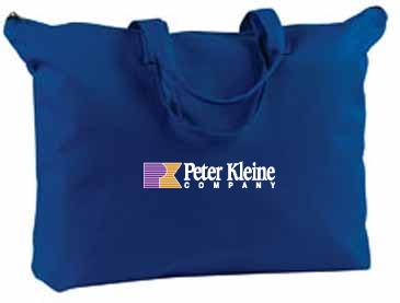 BAGedge 12 oz. Canvas Zippered Book Tote