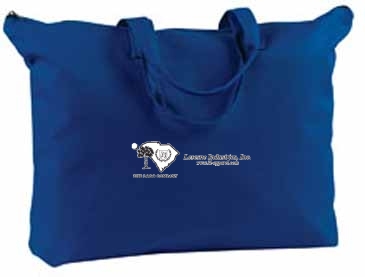 BAGedge 12 oz. Canvas Zippered Book Tote