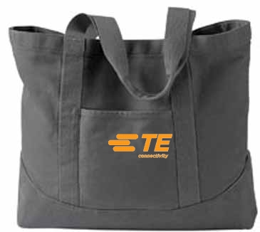 Authentic Pigment Pigment-Dyed Large Canvas Tote