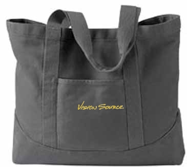 Authentic Pigment Pigment-Dyed Large Canvas Tote