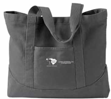 Authentic Pigment Pigment-Dyed Large Canvas Tote