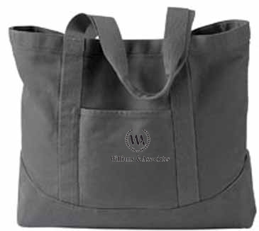 Authentic Pigment Pigment-Dyed Large Canvas Tote