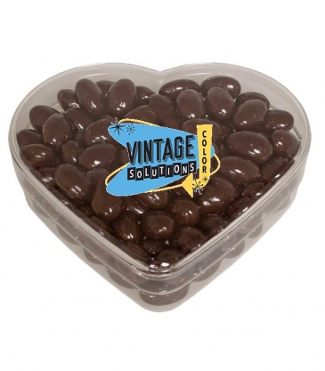 Heart Acrylic Show Piece_Chocolate Almonds