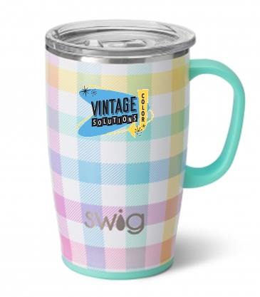 18 Oz. Swig Life™ Pretty In Plaid Travel Mug