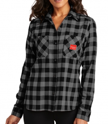 Port Authority® Ladies Plaid Flannel Shirt